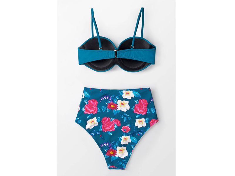 Women's Sapphire Blue Floral Bikini