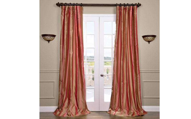 Hawthorne Silk Stripe Curtain