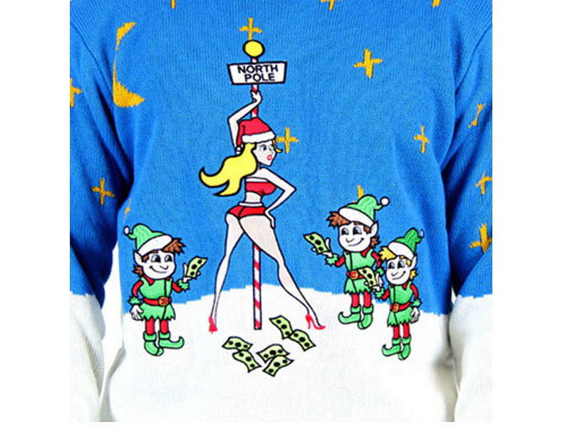 Stripper Pole Ugly Christmas Sweater For Men And Women