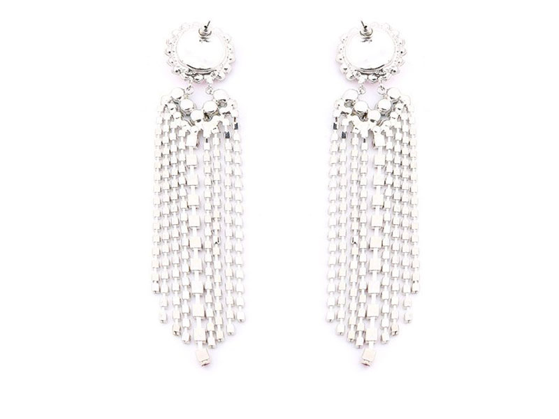 Women's Gabby Diamante Fringed Earrings Pair