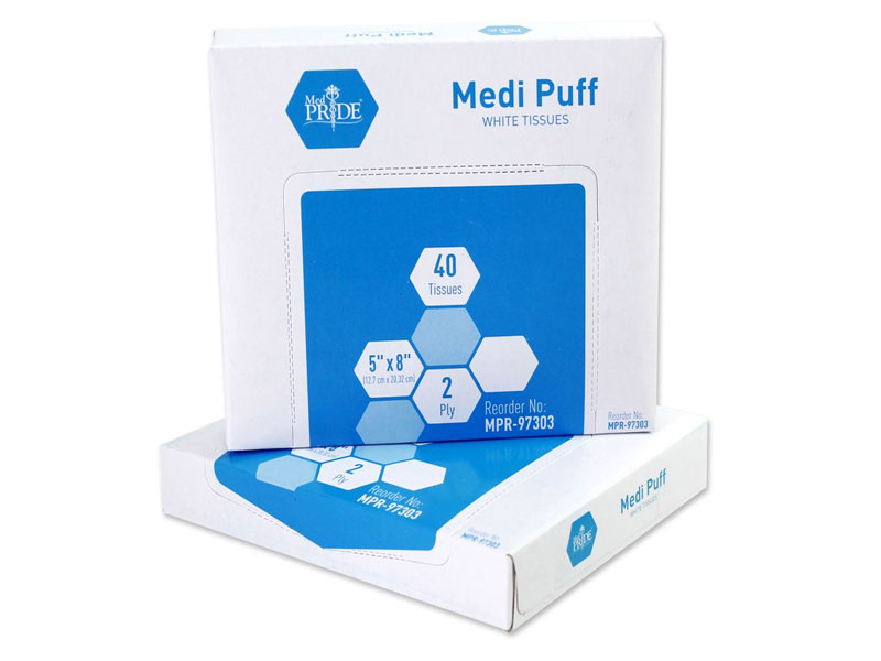 MedPride Medi-Puff Facial Tissues, 5