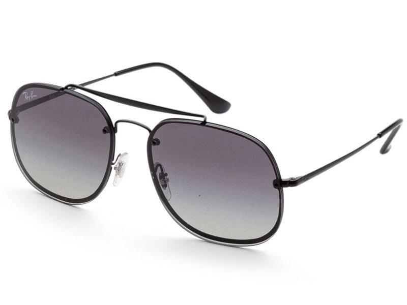 Ray-Ban Unisex Blaze 58mm Demigloss Black Sunglasses