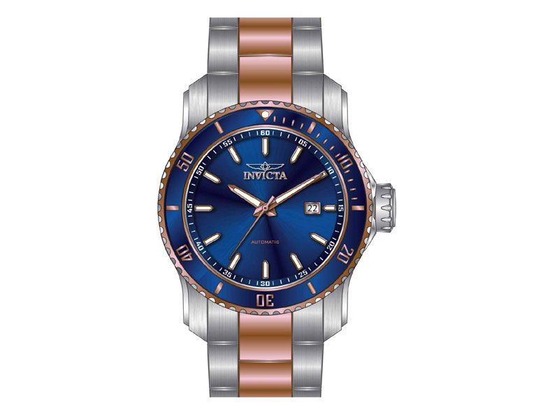 Invicta Men's 30560 Pro Diver Automatic 3 Hand Blue Dial Watch