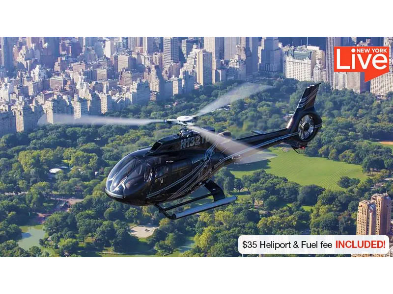 Helicopter Tour New York City 15 Minutes Tour Package