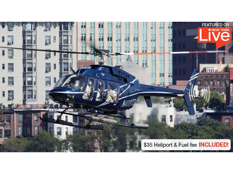 Helicopter Tour New York City 15 Minutes Tour Package