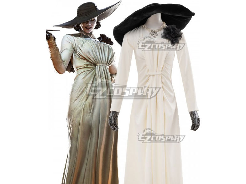 Resident Evil 8 Village Alcina Dimitrescu Dress Cosplay Costume