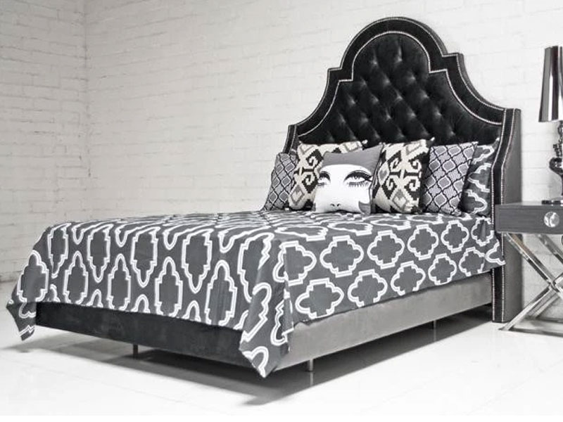 Casablanca Bedding in Charcoal