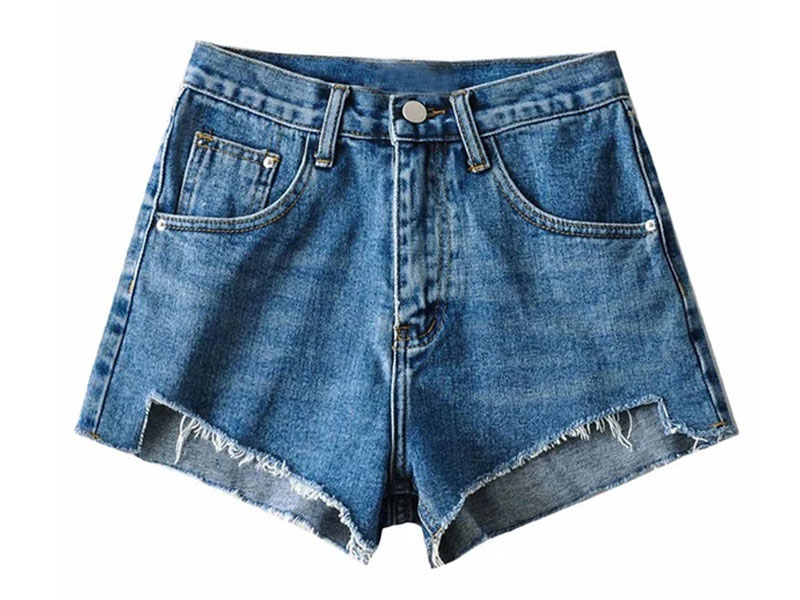 Women's GoodNight Macaroon Loren Distressed Denim Shorts 3 Colors