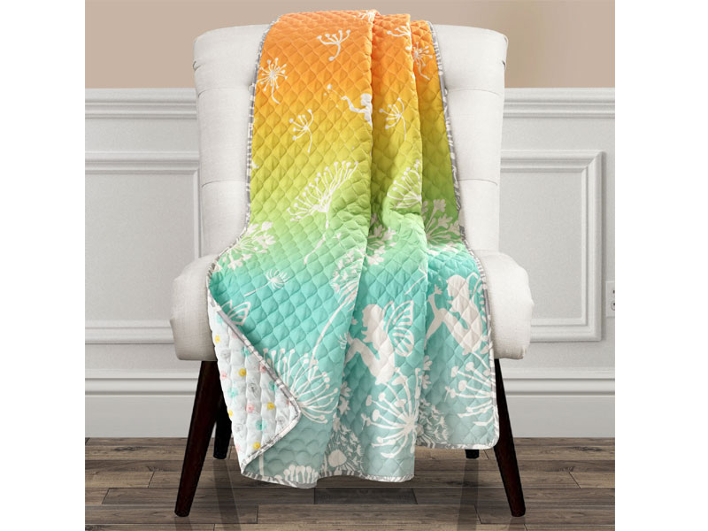  Make-A-Wish Dandelion Fairy Ombre Throw 