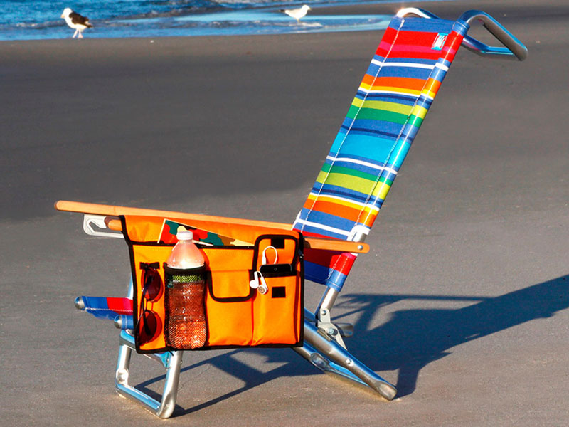 HandyPockets Shoreline Chair Organizer with Carry Strap