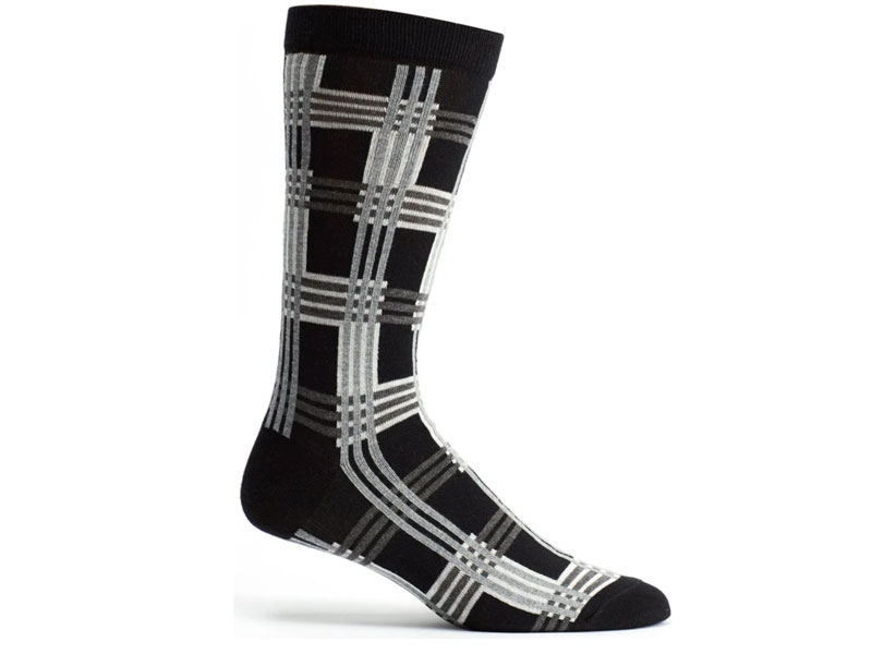 OZone Women's Cascading Plaid Sock