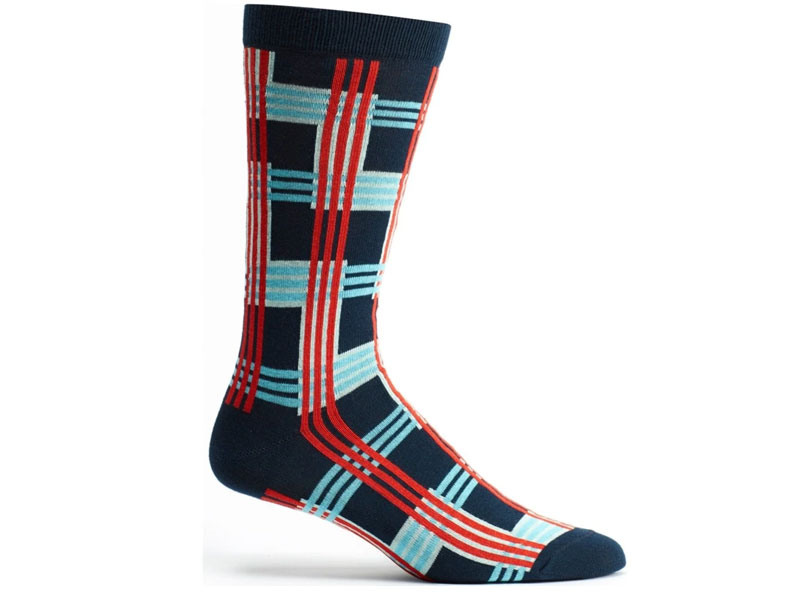 OZone Women's Cascading Plaid Sock