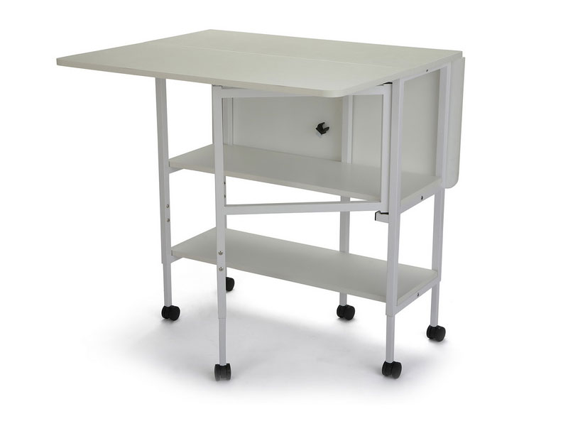 Arrow White Dixie Adjustable Cutting Table