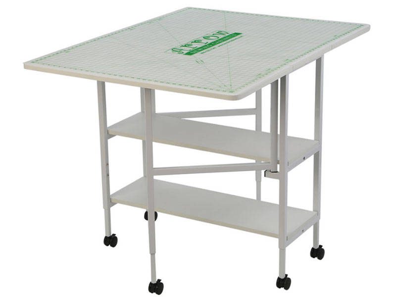 Arrow White Dixie Adjustable Cutting Table