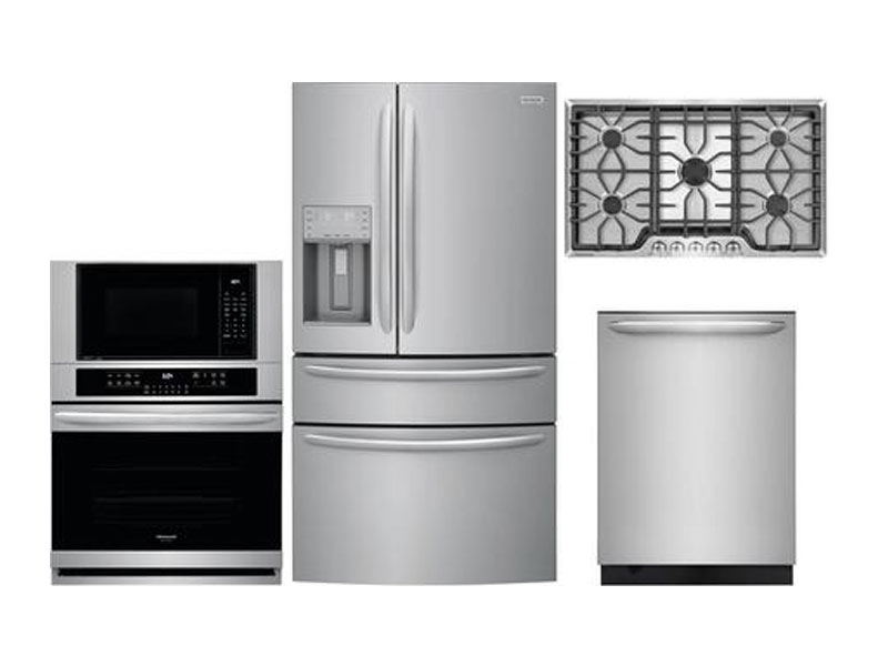 Frigidaire 4 Piece Kitchen Appliance Package with 36
