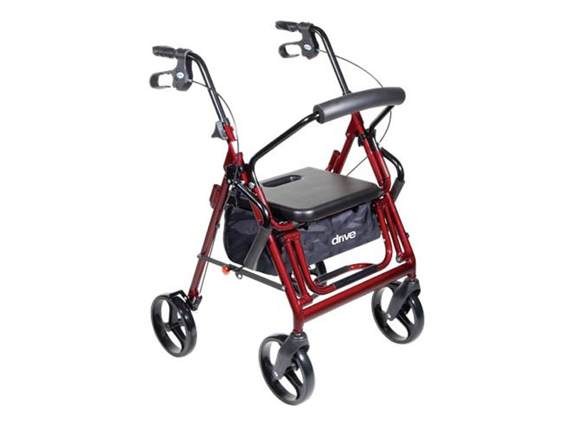 Drive Medical Drive Duet Transport Chair And Rollator