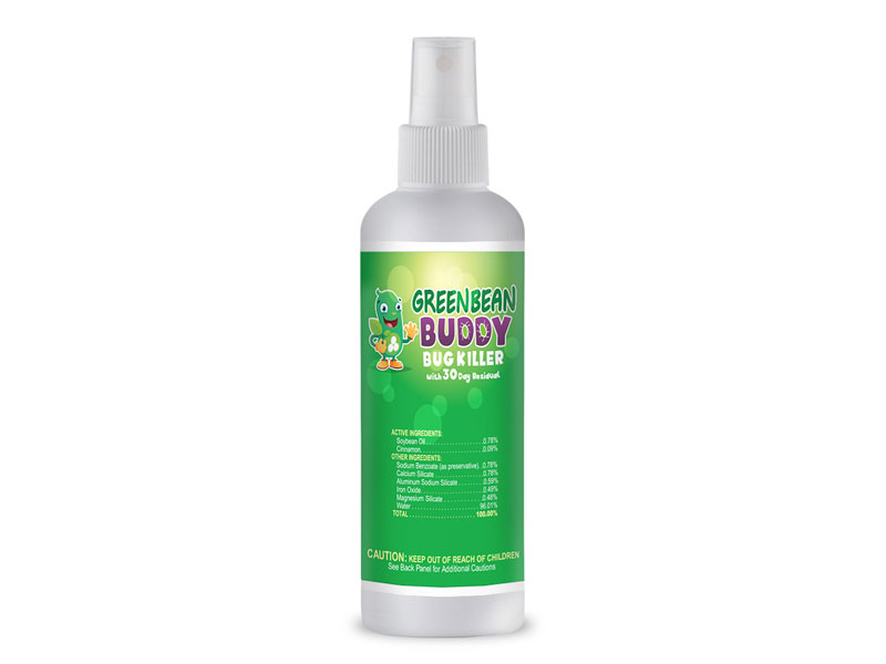 GreenBean Buddy Bed Bug Spray Roach Flea Tick Lice Beetle and Mite Killer