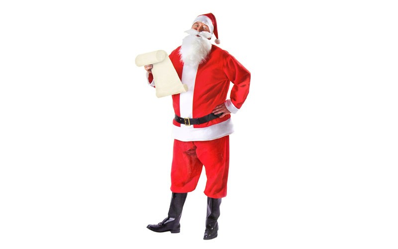 Complete Santa Claus Adult Mens Costume