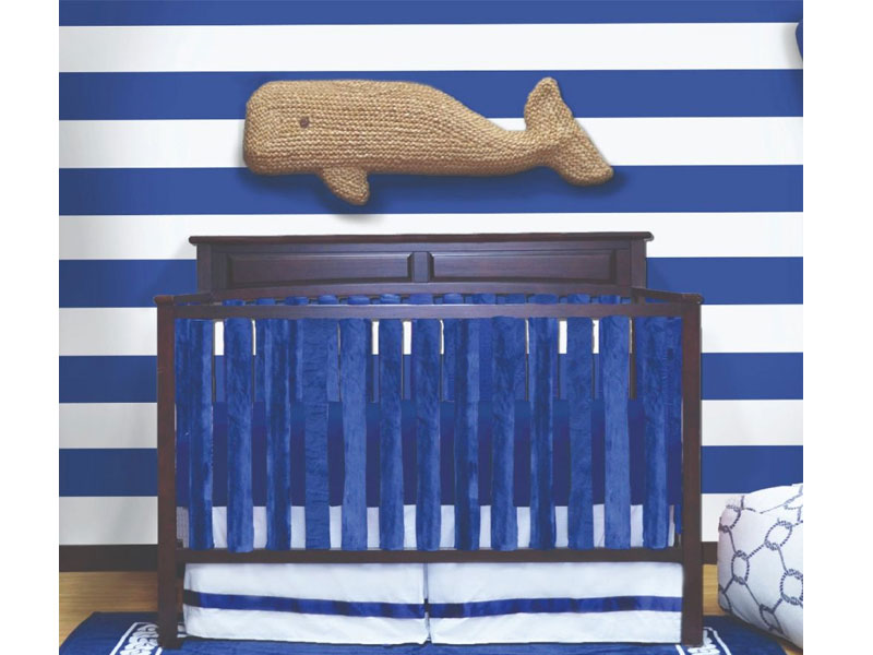 Navy Minky Sheet