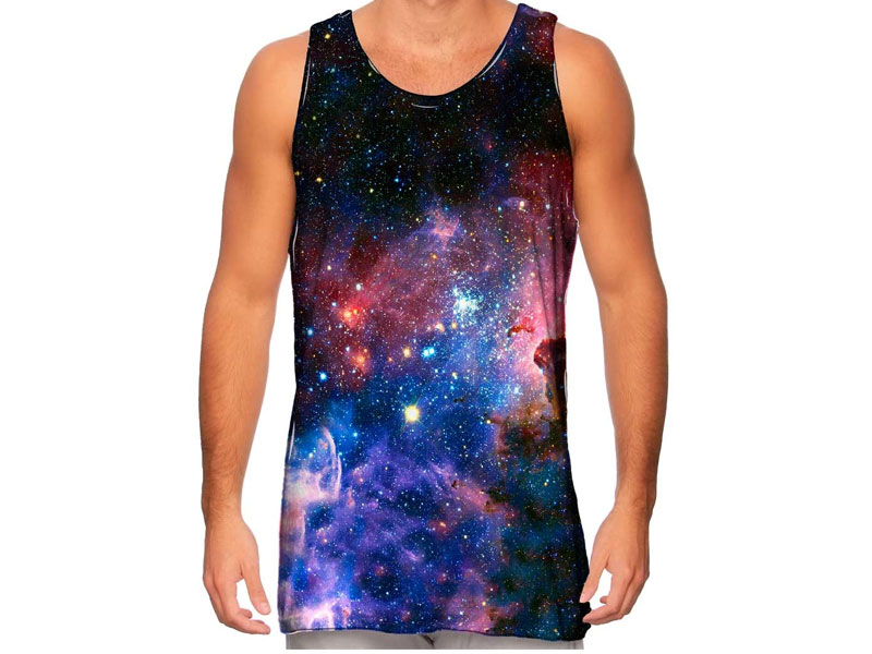 Men's Carina Nebula Space Galaxy Tank Top