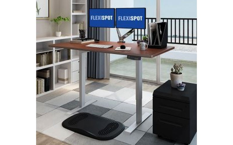 Height Adjustable Desk with Rectangular Top