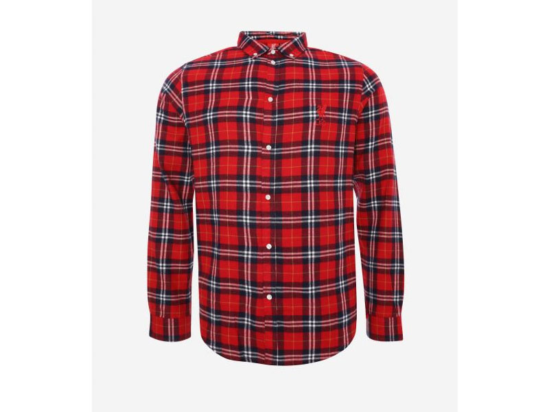 LFC Men's Red Check Shirt