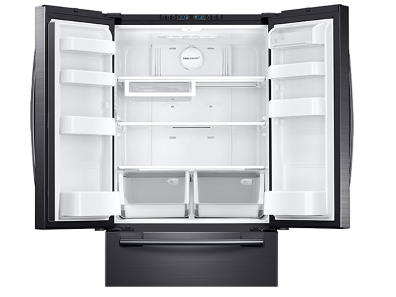Samsung 17.5 CuFt Black Stainless Steel Counter Depth French Door Refrigerator