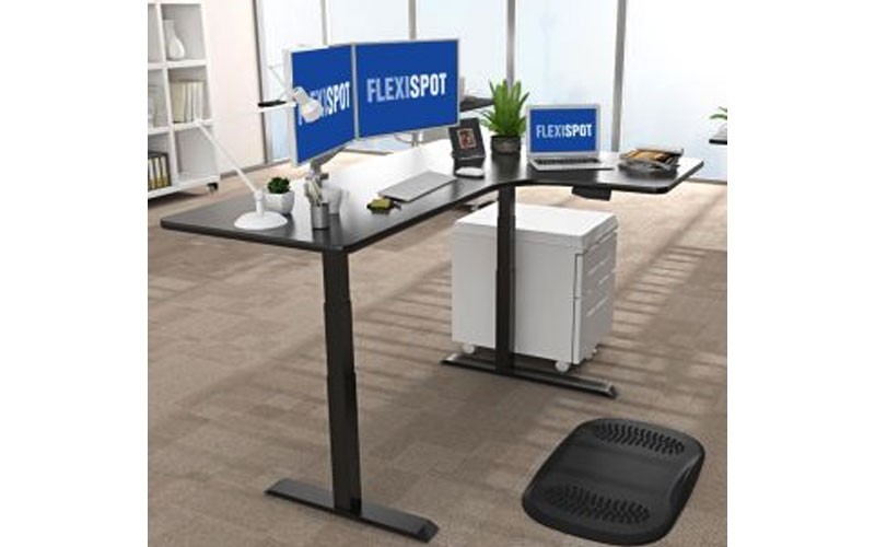 Height Adjustable Desk with Rectangular Top