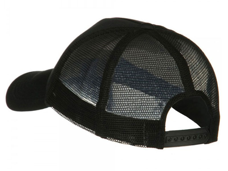 Big Foam Mesh Truck Cap Black