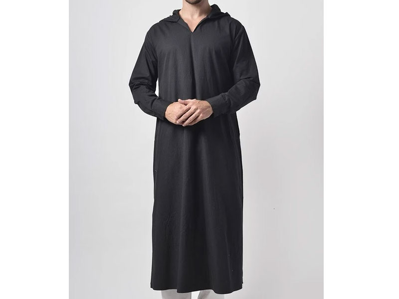 Men's  Cotton Hooded Kurta