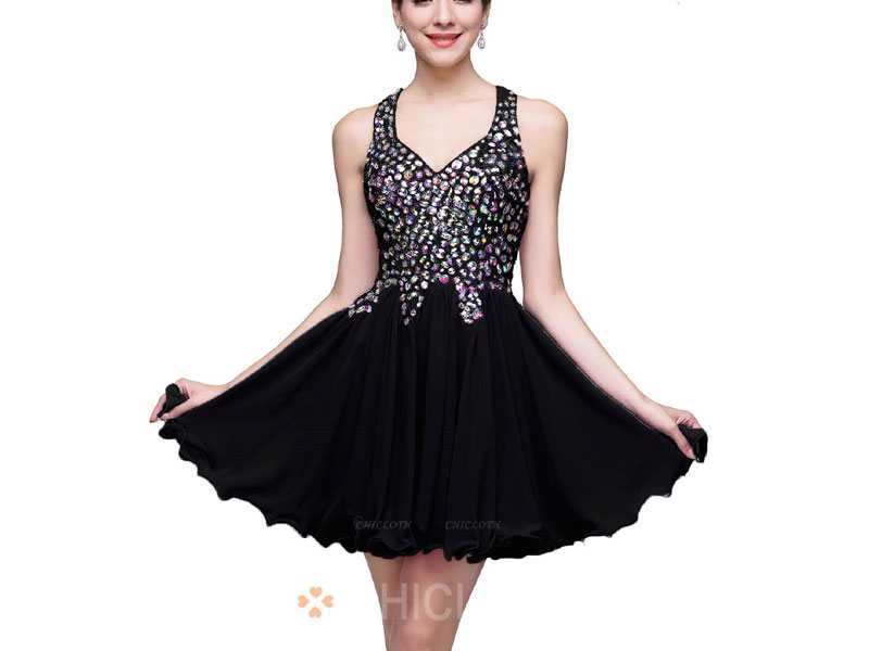 Women's Chicloth Off The Shoulder Short Prom Dress Plus Size Dresses