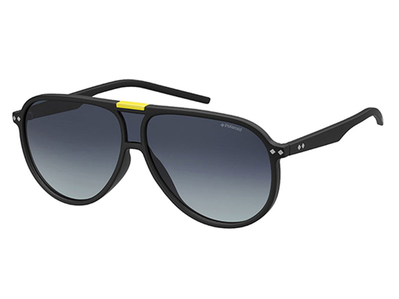 Men's Polaroid Polarized Lightweight Flat Top Pilot Sunglasses