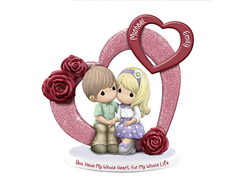 Precious Moments Couples Figurine With Your 2 Names