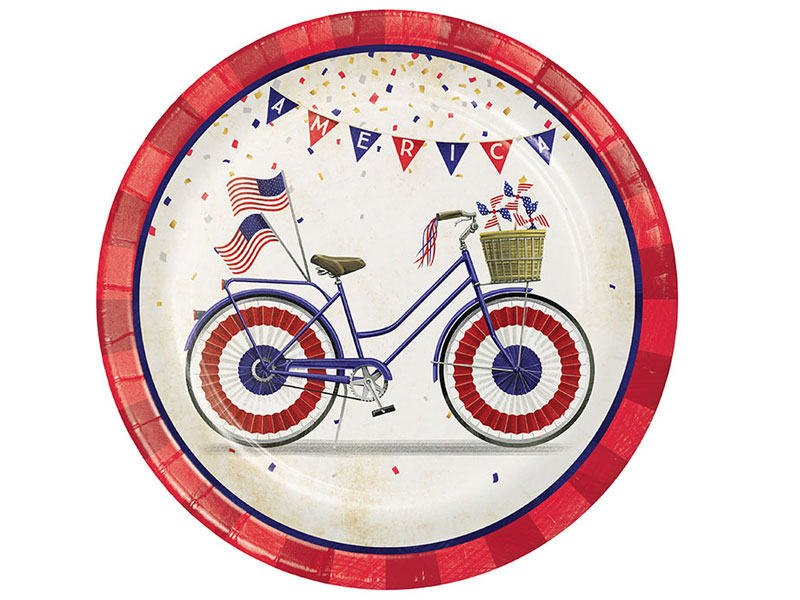 Patriotic Parade Dessert Plates 96 ct