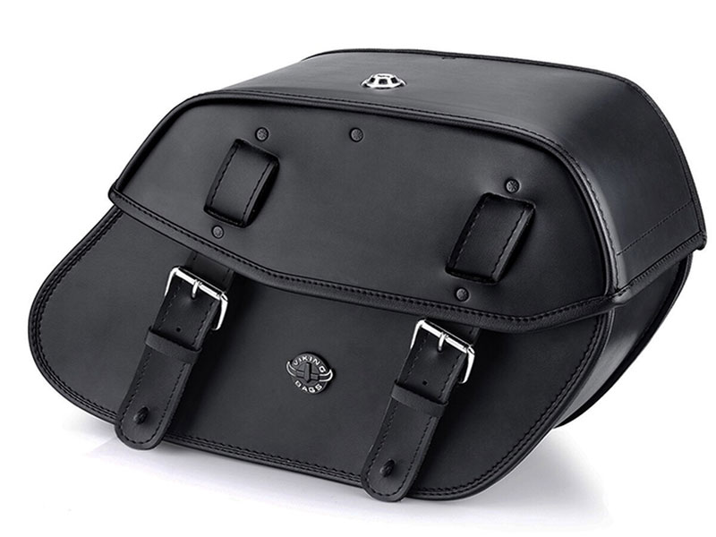 Viking Odin Medium Motorcycle Saddlebags For Harley Softail Low Rider