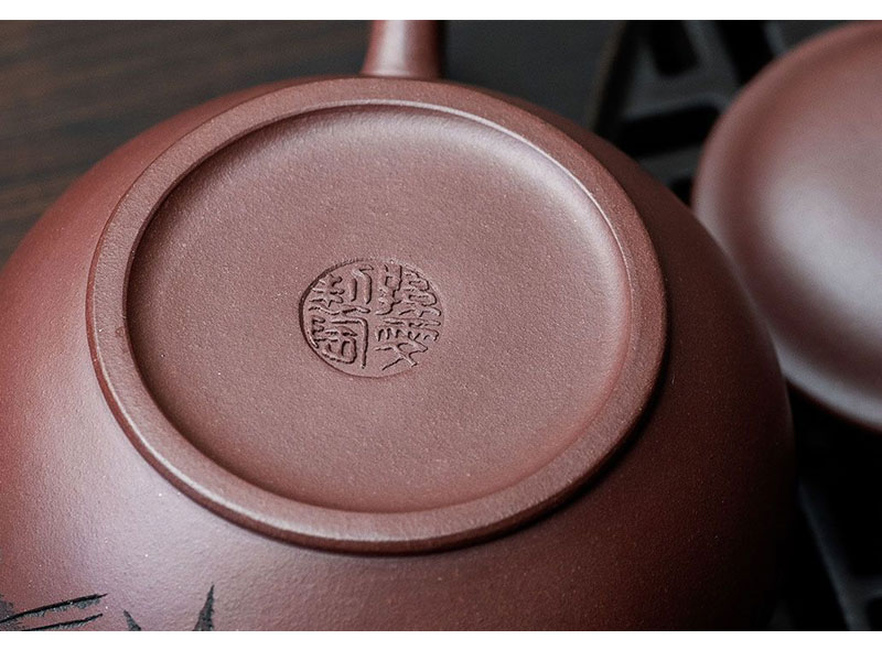 Handmade Zi Ni Shui Ping Yixing Zisha Teapot