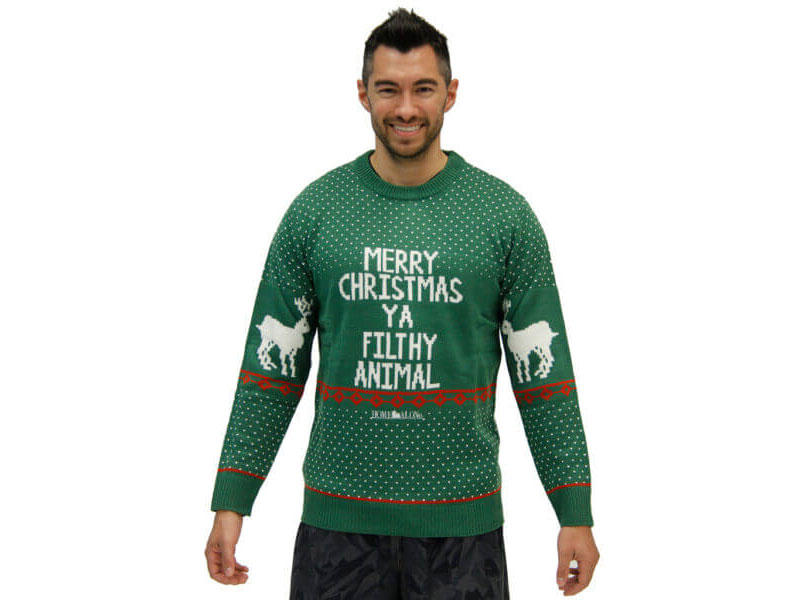 Green Filthy Animal Ugly Christmas Sweater For Men