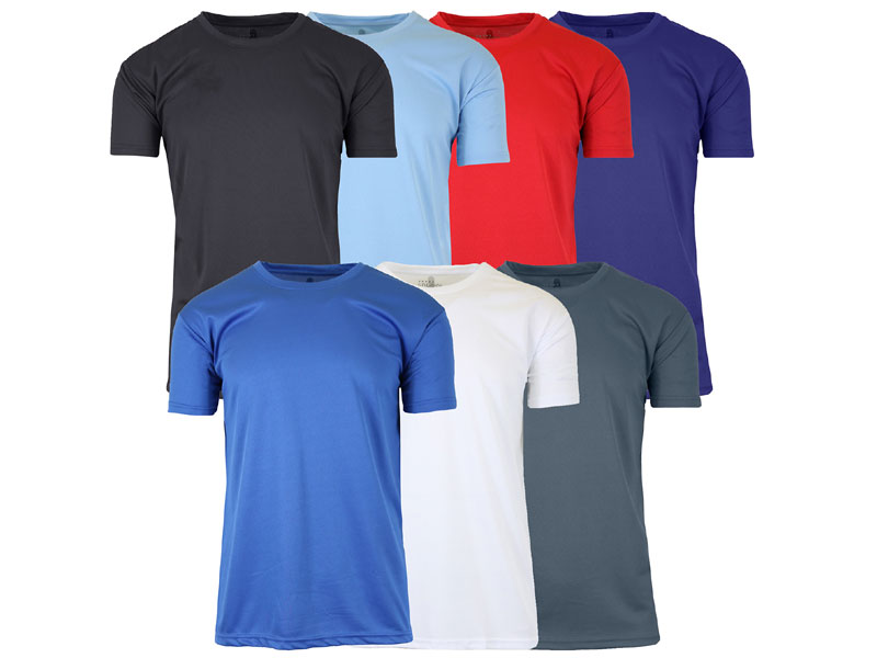 Men's 6 Pack Assorted Men's Short Sleeve Tee