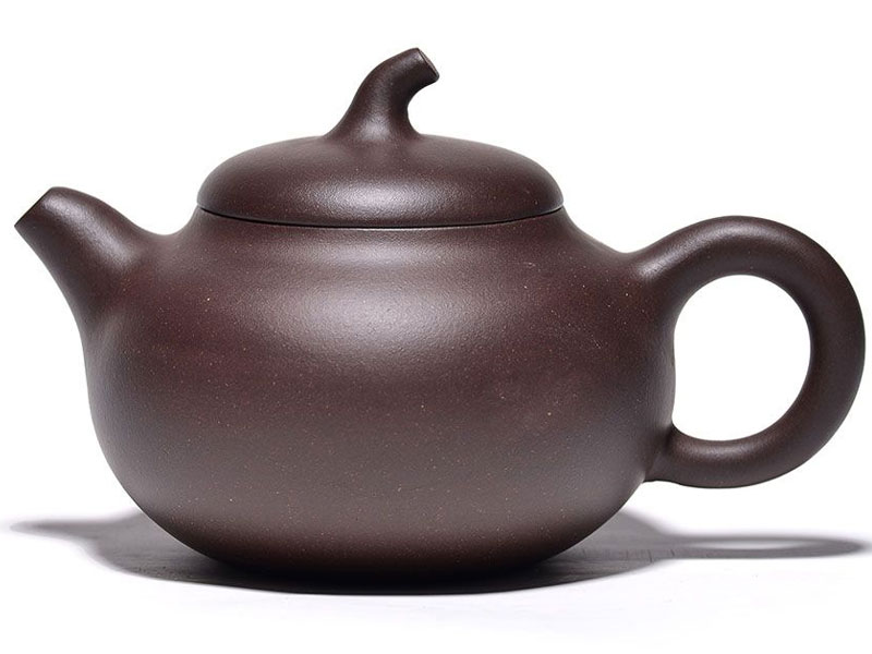 Eggplant Yixing Zisha Teapot