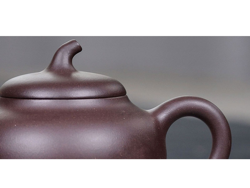 Eggplant Yixing Zisha Teapot