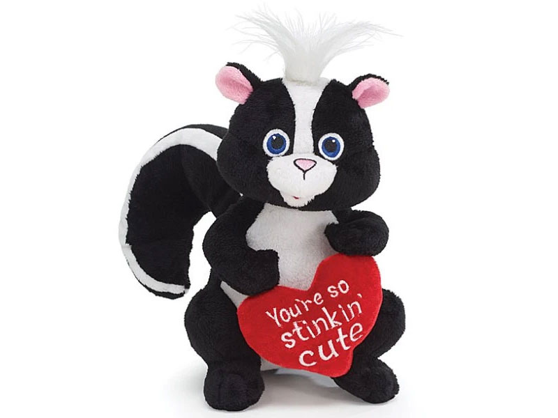 You're So Stinkin' Cute Plush Skunks 4 Pack