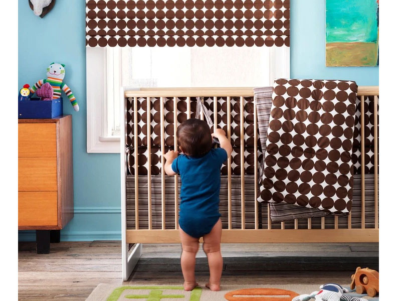 Dwell Studio Chocolate Dots Crib Set