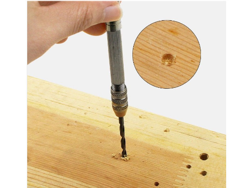 Pin Vise Hand Drill With Twist Bits Set For Delicate Manual Work