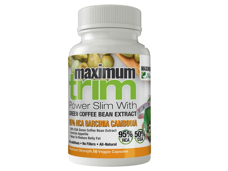 Max Trim Garcinia Cambogia Green Coffee Bean Extract 30 Ct