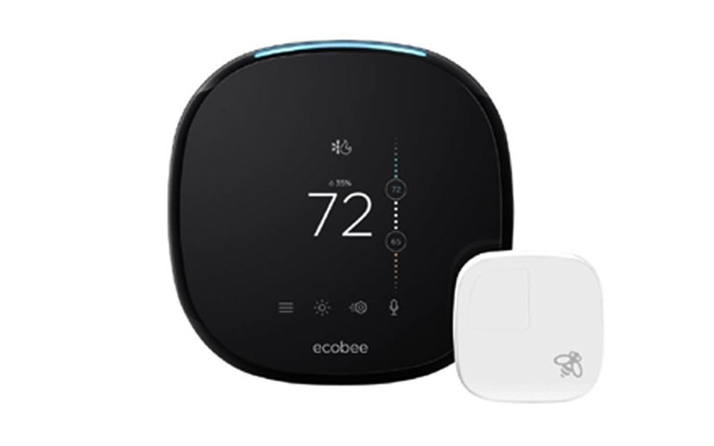 Ecobee EB-STATE4-01 Ecobee4 Smart WiFi Thermostat with Room Sensors