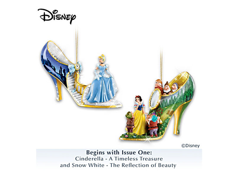 Disney Once Upon A Slipper Ornament Collection