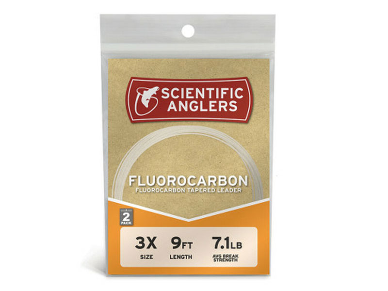 Scientific Anglers Fluorocarbon Leader 9' 2 Pack
