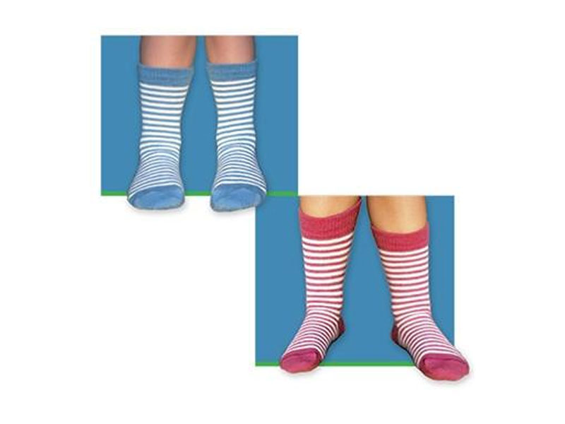 Kid's Striped Alpaca Crew Socks