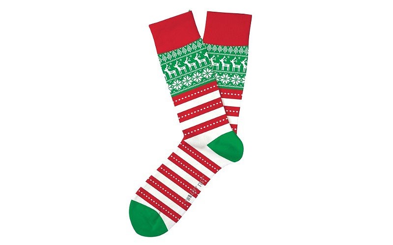 The Two Left Feet Ugly Christmas Sweater Adult Socks