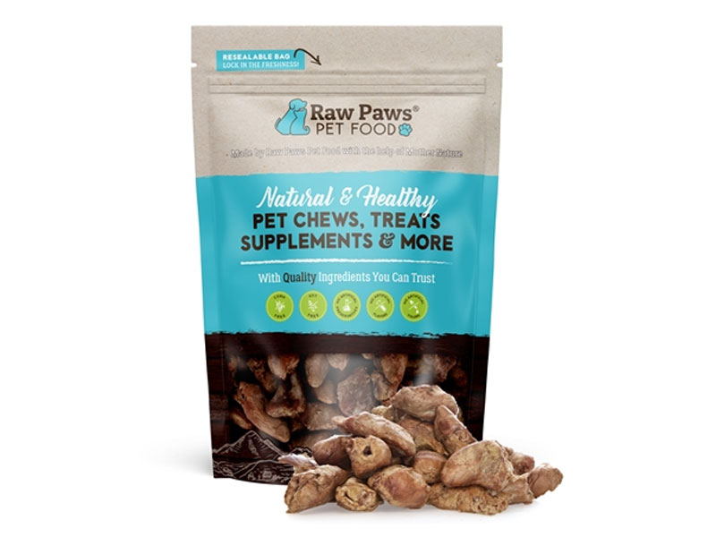 Freeze Dried Chicken Hearts for Dogs & Cats 4 oz